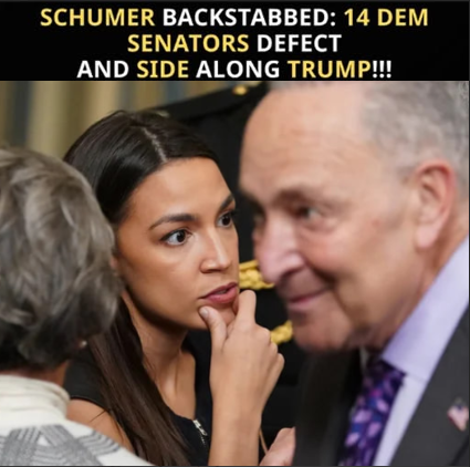 Chuck Schumer Faces Defections and Rising Popularity of AOC as Democrats Seek Change